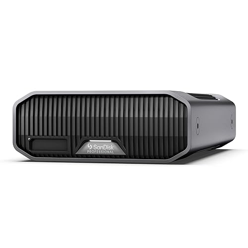 SanDisk Professional 26TB G-Drive Project - External HDD, Thunderbolt 3, USB (10Gbps), 7200RPM Ultrastar Hard Drive, Up to 260MB/s Read - SDPHG1H-026T-NBAAD