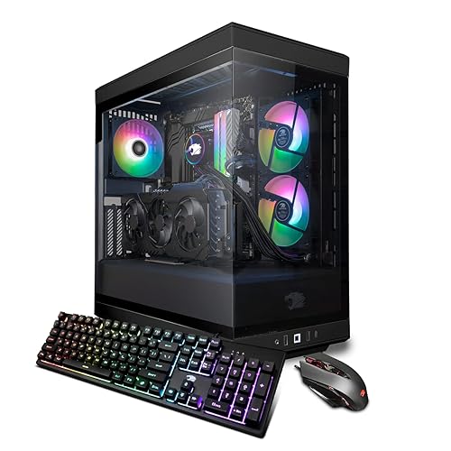iBUYPOWER Gaming PC Computer Desktop Y40314i (Intel i9-13900KF 3.0 GHz (5.8 GHz Max Turbo), Geforce RTX 4070 Ti 12 GB, 32 GB 5200 MHz DDR5 RAM, 1 TB NVMe + 1 TB HDD, Windows 11 Home 64-bit) Black INTEL CORE i9 i9 13900KF | RTX 4070 TI 12GB