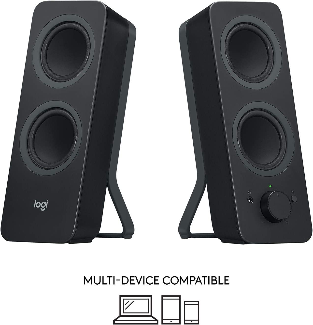 Logitech Z207 2.0 Multi Device Stereo Speaker (Black)