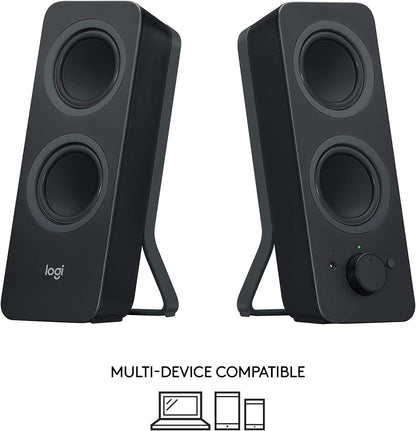 Logitech Z207 2.0 Multi Device Stereo Speaker (Black)