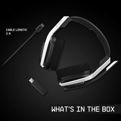 ASTRO Gaming A20 Wireless Headset Gen 2 for PlayStation 5, PlayStation 4, PC &amp; Mac - White/Blue PS5, PS4, PC/Mac Headset Only