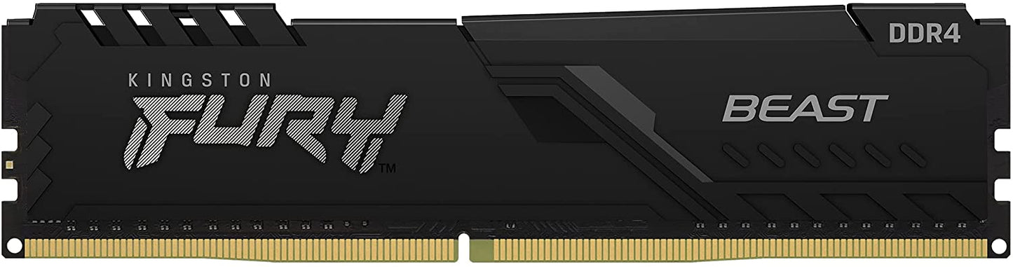 Kingston Fury Beast 16 GB (2 x 8 GB) 3200 MHz DDR4 CL16 Desktop Memory Kit of 2 KF432C16BBK2/16 Kit of 2 3200 MHz 16 GB
