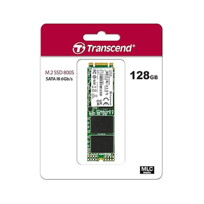 TRANSCEND TS128GMTS800S 128GB SATA III 6Gb/s MTS800 80 mm M.2 Solid State Drive 128 GB MTS800S