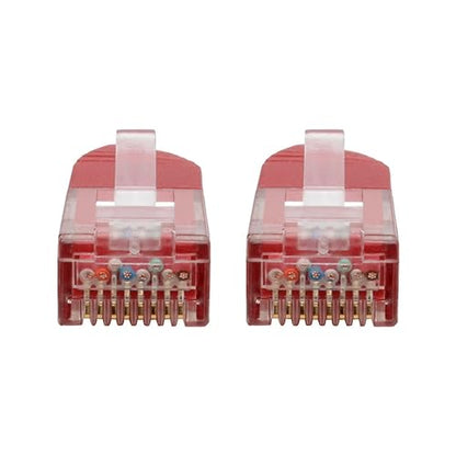 Tripp Lite N200-005-RD Cat6 Cat5e Gigabit Molded Patch Cable RJ45 M/M 550MHz Red 5' 5' 5 ft. Red