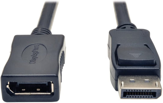 Tripp Lite Display Port Extension Cable with Latches Video Audio HDCP M/F 6-Feet (P579-006) 6ft.