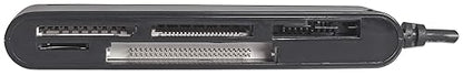 Manhattan USB 2.0 Card Reader/Writer – with 5 Flash Memory Card Slots, Supports 79 Memory Card Formats, 480 Mbps Data Transfer Speed – Compatible with Windows & Mac – 3 Yr Mfg Warranty - 101998