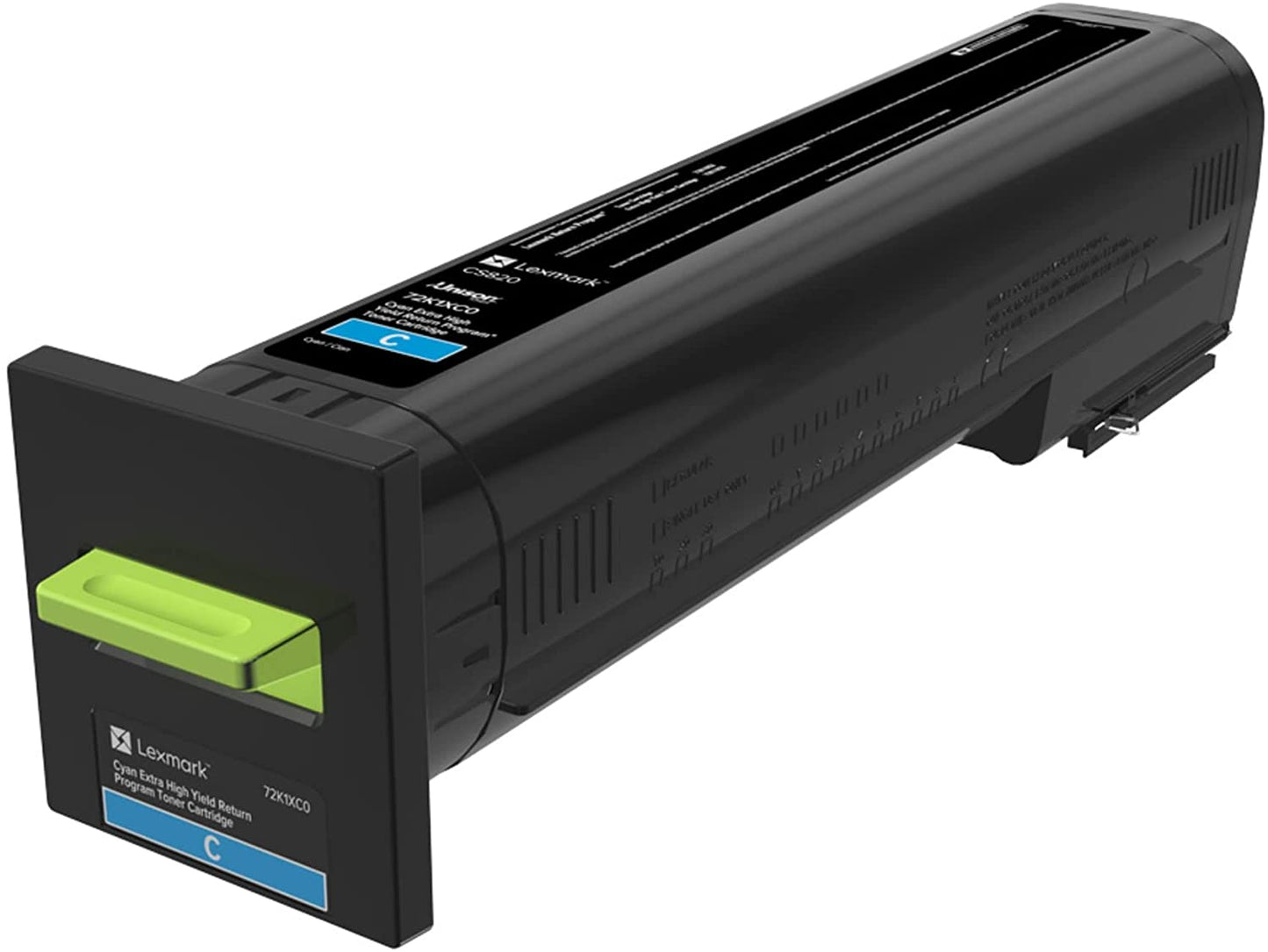 Lexmark 72K1XC0 Unison Toner Cartridge, Cyan, Original