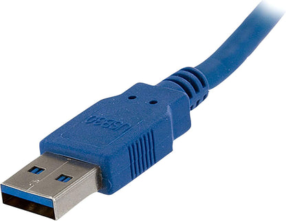 StarTech.com 1m Blue SuperSpeed USB 3.0 Extension Cable A to A - Male to Female USB 3 Extension Cable Cord 1 m (USB3SEXT1M) 3 ft Blue