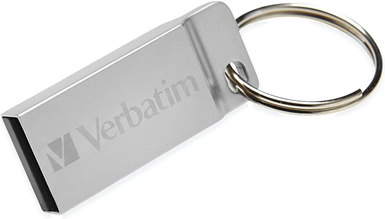 Verbatim 16GB Metal Executive USB Flash Drive - Silver - 98748 16 GB 2.0 Silver