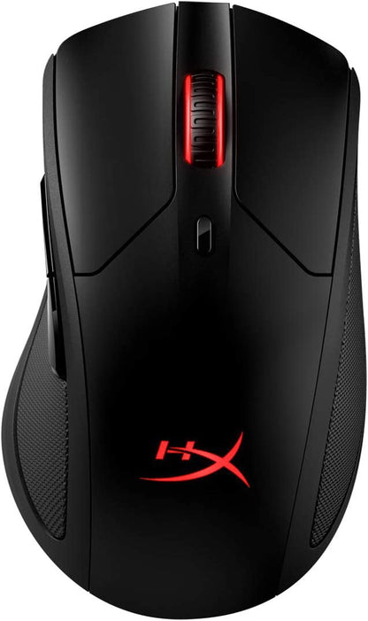 HyperX Pulsefire Dart - Wireless RGB Gaming Mouse, Software-Controlled Customization, 6 Programmable Buttons, Qi-Charging Battery up to 50 hours - PC, PS4, Xbox One Compatible Black Wireless Pulsefire Dart Mouse