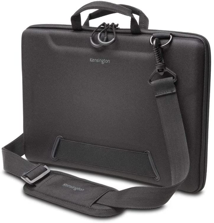 Kensington LS520 Stay-On Case for 11.6" Chromebooks &amp; Laptops (K60854WW), Grey W/Shoulder Strap