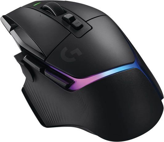 Logitech G502 X PLUS LIGHTSPEED Wireless RGB Gaming Mouse - Optical mouse with LIGHTFORCE hybrid switches, LIGHTSYNC RGB, HERO 25K gaming sensor, compatible with PC - macOS/Windows - Black Black Wireless RGB