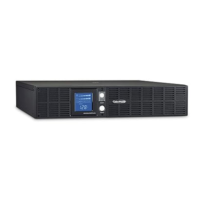 CyberPower OR2200LCDRTXL2U Smart App LCD UPS System, 2100VA/1650W, 8 Outlets, AVR, 2U Rack/Tower 2200VA XL