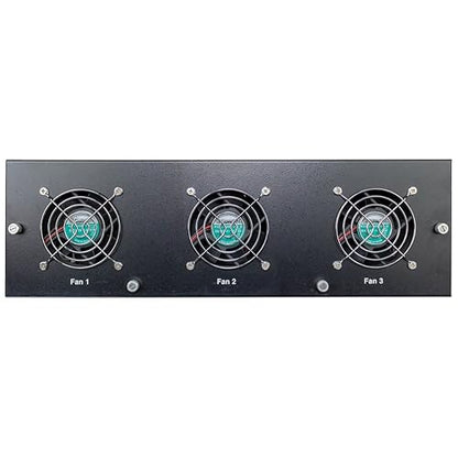 Tripp Lite 12-Slot Fiber Media Converter Chassis for Select N784-H and N785-H Models, Convert to SC, ST & SFP Fiber Types, 3U Rack Mount, Compatible with AC or DC Power, 1-Year Warranty (N785-CH12)