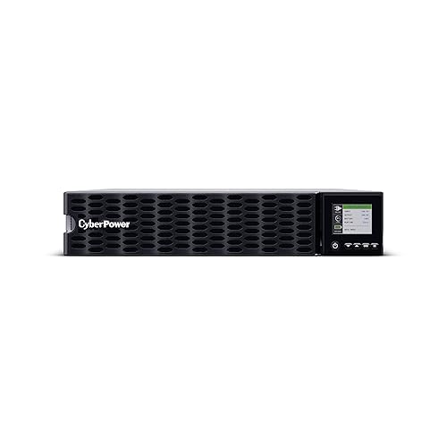CyberPower OL6KRTHD Smart App Online Sinewave UPS System, Double Conversion, 6000VA/6000W, Double Conversion, 4 Outlets, 2U Rack/Tower, RMCARD205 Pre-Installed UPS System 6,000VA
