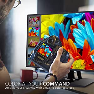 ViewSonic VP2768a ColorPro 27 Inch 1440p IPS Monitor with 100% sRGB, Rec 709, USB C (90W), RJ45, Color Blindness Mode, Hardware Calibration for Photo and Graphic Design Black 27-Inch USB C