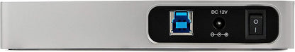 StarTech.com 7 Port USB C Hub with Fast Charge Port - USB-C to 5X USB-A 2X USB-C (USB 3.0 SuperSpeed 5Gbps) - Self Powered USB 3.1 Gen 1 Type-C Hub w/Power Adapter - Desktop/Laptop Hub (HB30C5A2CSC) 0.9"x2.6"x5.9" Black, Silver
