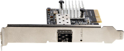 StarTech.com 10G PCIe SFP+ Card - Single SFP+ Port Network Adapter - Open SFP+ for MSA-Compliant Modules/Direct-Attach Cables - 10 Gigabit Fiber PCIe NIC - PCI Express SFP+ Network Card (PEX10GSFP)