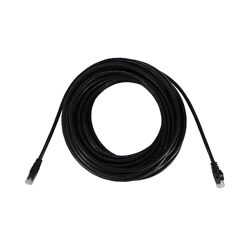 Tripp Lite Cat6a 10G Ethernet Cable, Snagless Molded UTP Network Patch Cable (RJ45 M/M), Black, 100 Feet / 0.3 Meters, Manufacturer's Warranty (N261-100-BK)