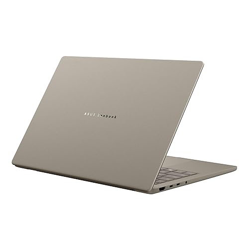 ASUS Zenbook A14; Copilot+ PC, Ultrathin Laptop, 14” WUXGA OLED, Snapdragon® X Processor, 16 GB Memory, 512GB SSD, Wi-Fi 6E, Zabriskie Beige