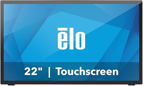 Elo 2270L - 22" Touchscreen Monitor - 10 Touch, 1920 x 1080, Black 22-inch Black with Clear Glass