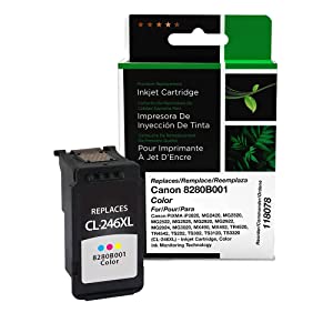 Clover imaging group Clover Imaging Remanufactured Color Ink Cartridge Replacement for Canon CL-246XL | Tri-Color