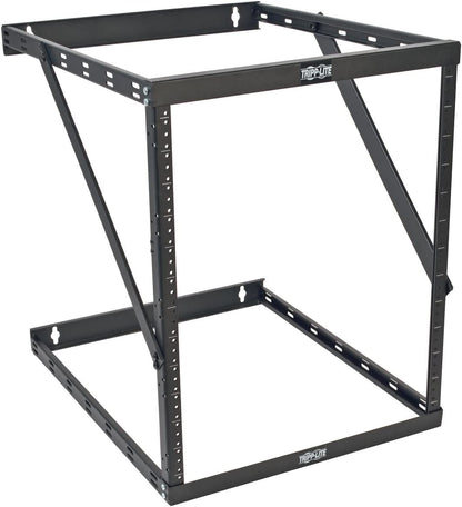 Tripp Lite 8U/12U/22U Expandable Wall-Mount 2-Post Open Frame Rack, Adjustable Network Equipment Rack, UPS Depth, 23.5" Deep (SRWO8U22DP) Expandable (Deep) Rack
