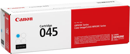 Canon Genuine Toner, Cartridge 045 Cyan (1241C001), 1 Pack, for Canon Color imageCLASS MF634Cdw, MF632Cdw, LBP612Cdw Laser Printer Cyan 045
