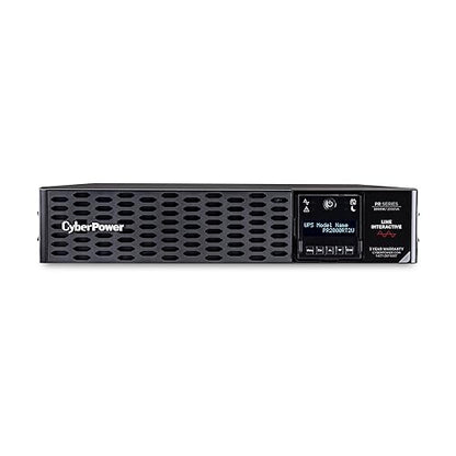 CyberPower PR2000RT2UN Smart App Sinewave UPS System, 2000VA/2000W, 8 Outlets, 2U Rack/Tower, RMCARD205 Pre-Installed 2000VA NET