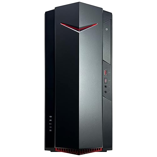 Acer Nitro 50 N50 Gaming Desktop Computer - 11th Gen Intel Core i5-11400F up to 4.40 GHz CPU, 64GB RAM, 4TB SSD + 12TB HDD, GeForce GTX 1650 4GB GDDR5 Graphics, Intel Wi-Fi 6, Windows 10 Home