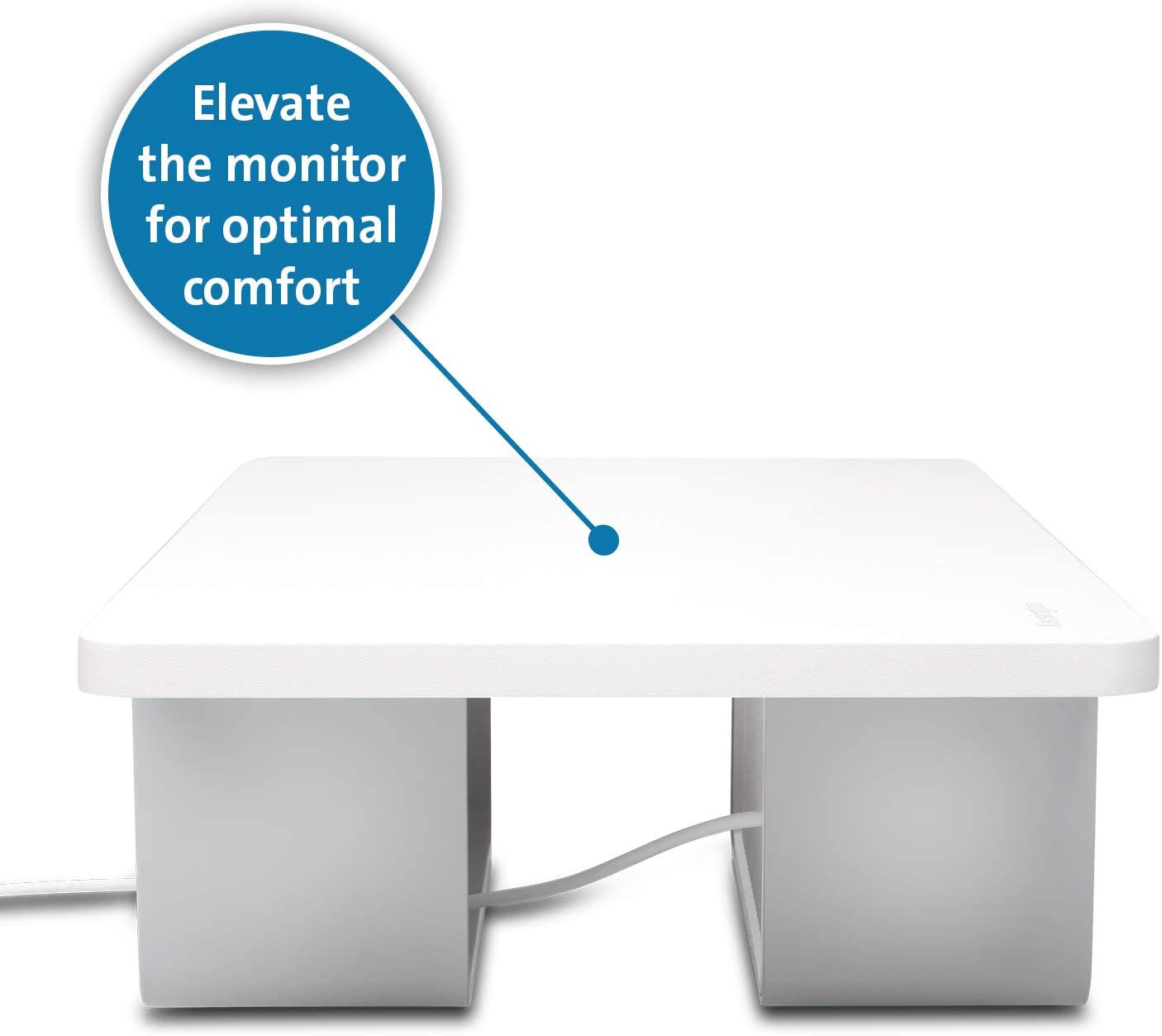 Kensington Cool View Wellness Monitor Stand with Desk Fan (K55855WW)