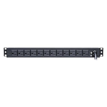 CyberPower RKBS15S6F12R Rackbar Surge Protector, 120V/15A, 18 Outlets, 15 Foot Power Cord, 1U Rackmount