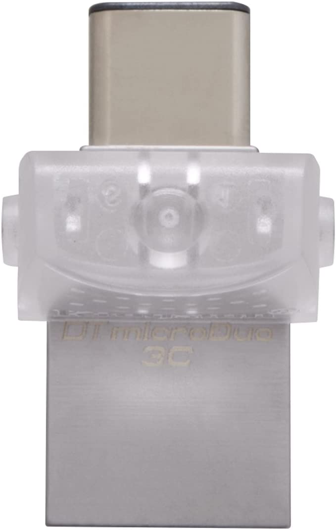 Kingston Digital 64GB Data Traveler Micro Duo USB 3C Flash Drive (DTDUO3C/64GB)