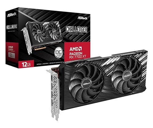ASRock Radeon / RX7700XT Graphics Board GDDR6 12 GB Equipped Model [Official Dealer in Japan] RX7700XT CL 12GO