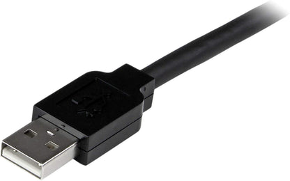 StarTech.com 5m USB 2.0 Active Extension Cable M/F - 5 meter USB A Male to USB A Female USB 2.0 Repeater / Extender Cable - Black - 15ft (USB2AAEXT5M) 16.4 ft USB 2.0 Cable