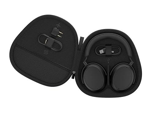 SENNHEISER Momentum 4 Wireless Headphones - Bluetooth Headset for Crystal-Clear Calls with Adaptive Noise Cancellation, 60h Battery Life, Customizable Sound and Lightweight Folding Design, Black