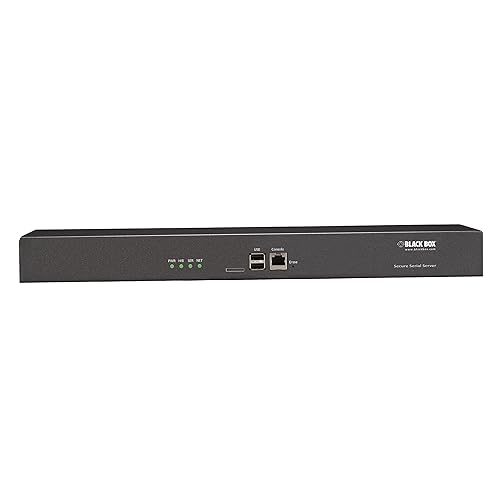 Black Box Corporation Console Server Cisco Pin (16) RS232 RJ45 (2) Gigabit RJ45