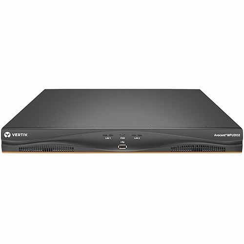 Avocent Vertiv MPU KVM Switch | 32 Port | 2 Digital Path | Dual AC Power TAA| KVM Over IP Switches | Remote Access to KVM, USB and Serial Connections (MPU2032DAC-400)