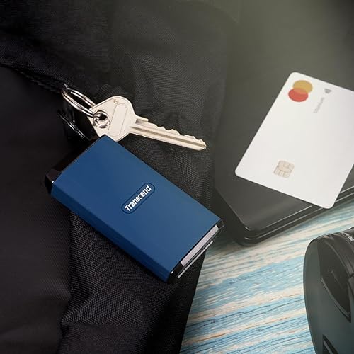 Transcend 1TB External, Portable, Military Drop Test Certified SSD, ESD410C, USB 20Gbps, Type C TS1TESD410C