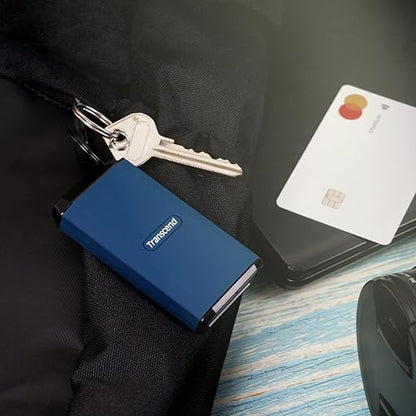 Transcend 1TB External, Portable, Military Drop Test Certified SSD, ESD410C, USB 20Gbps, Type C TS1TESD410C
