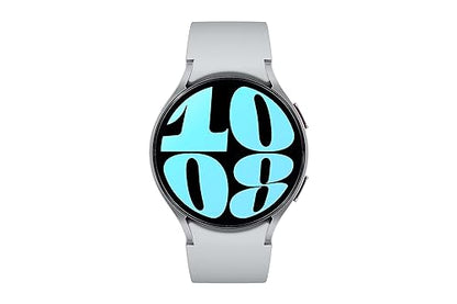 Samsung Galaxy Watch6, Silver, 44mm, Bluetooth, Sleep Coaching, ECG, Heart Monitor, Fall Detection, SOS, Fitness Tracker, Camera Access, Digital Wallet (CAD Version and Warranty) Silver 44mm BT Watch Only
