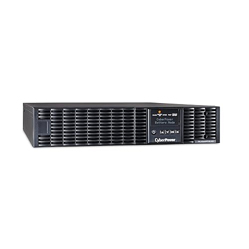 CyberPower OL1500RTXL2U Smart App Online UPS System, 1500VA/1350W, 8 Outlets, 2U Rack/Tower Standard 1500VA