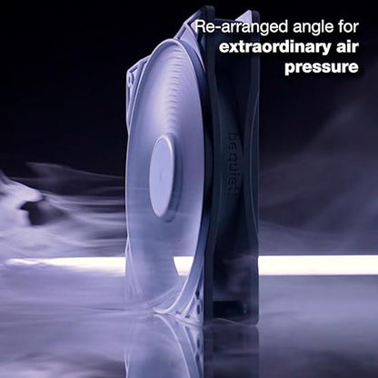 be quiet! Pure Wings 3 140mm PWM high-Speed White Fan | Speed-regulating Closed Loop Motor | High top-end Speed | Low Minimum RPM | Optimized Fan Frame | Extraordinary air Pressure | BL113 PW 3 140 PWM High-Speed White