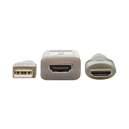 Tripp Lite 4K HDMI Extender Extension Cable 20 Feet with Active Repeater, Male-to-Female Adapter, 60Hz HDR 4:4:4, Plug and Play, HDCP 2.2, TAA Compliant, 3-Year Warranty (P569-020-MF-ACT)