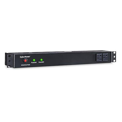CyberPower RKBS20S2F10R 20A 12-Outlet 1U RM Rackbar Surge Suppressor