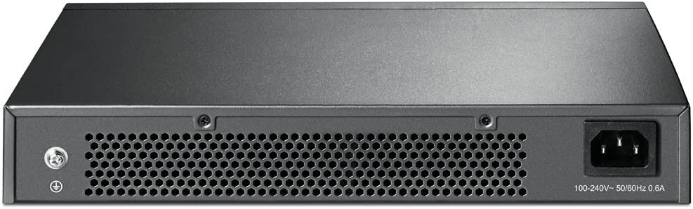 TP-Link 24 Port Gigabit Switch | Easy Smart Managed | Plug &amp; Play | Limited Lifetime Protection | Desktop/Rackmount | Sturdy Metal w/ Shielded Ports | Support QoS, Vlan, IGMP &amp; LAG (TL-SG1024DE) 24 Port w/ Enhanced Features