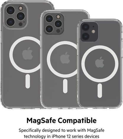 Belkin Magnetic Wireless Car Charger - MagSafe Compatible Car Mount Wireless Charger - Air Vent Mount With Included Power Supply for iPhone 14, iPhone 13 &amp; iPhone 12 - Car Magnetic Phone Mount Charger Charging Mount