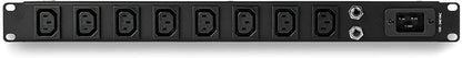 StarTech.com 1U 19 inch 8 Port Rack Mount PDU - IEC C13 Socket Rackmount Power Supply/Strip - Horizontal Server Rack Mountable Surge Protector /Data Center Power Distribution Unit 16A 240V (PDU08C13H)