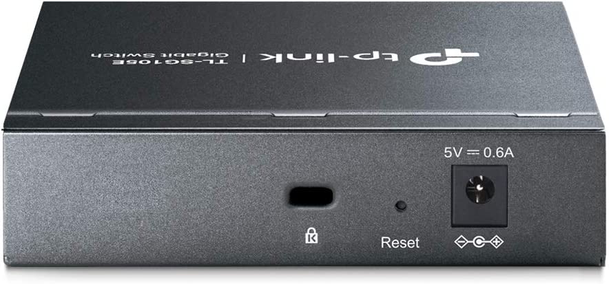 TP-Link 5 Port Gigabit Switch | Easy Smart Managed | Plug &amp; Play | Limited Lifetime Protection | Desktop/Wall-Mount | Shielded Ports | Support QoS, Vlan, IGMP and Link Aggregation (TL-SG105E) 5 Port w/ Enhanced Features