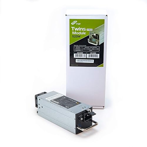 FSP Twins Pro ATX PS2 1+1 Individual Module for Twins PRO 500W 80 Plus Gold Hot Swappable Redundant Digital Power Supply (FSP520-20RAB)